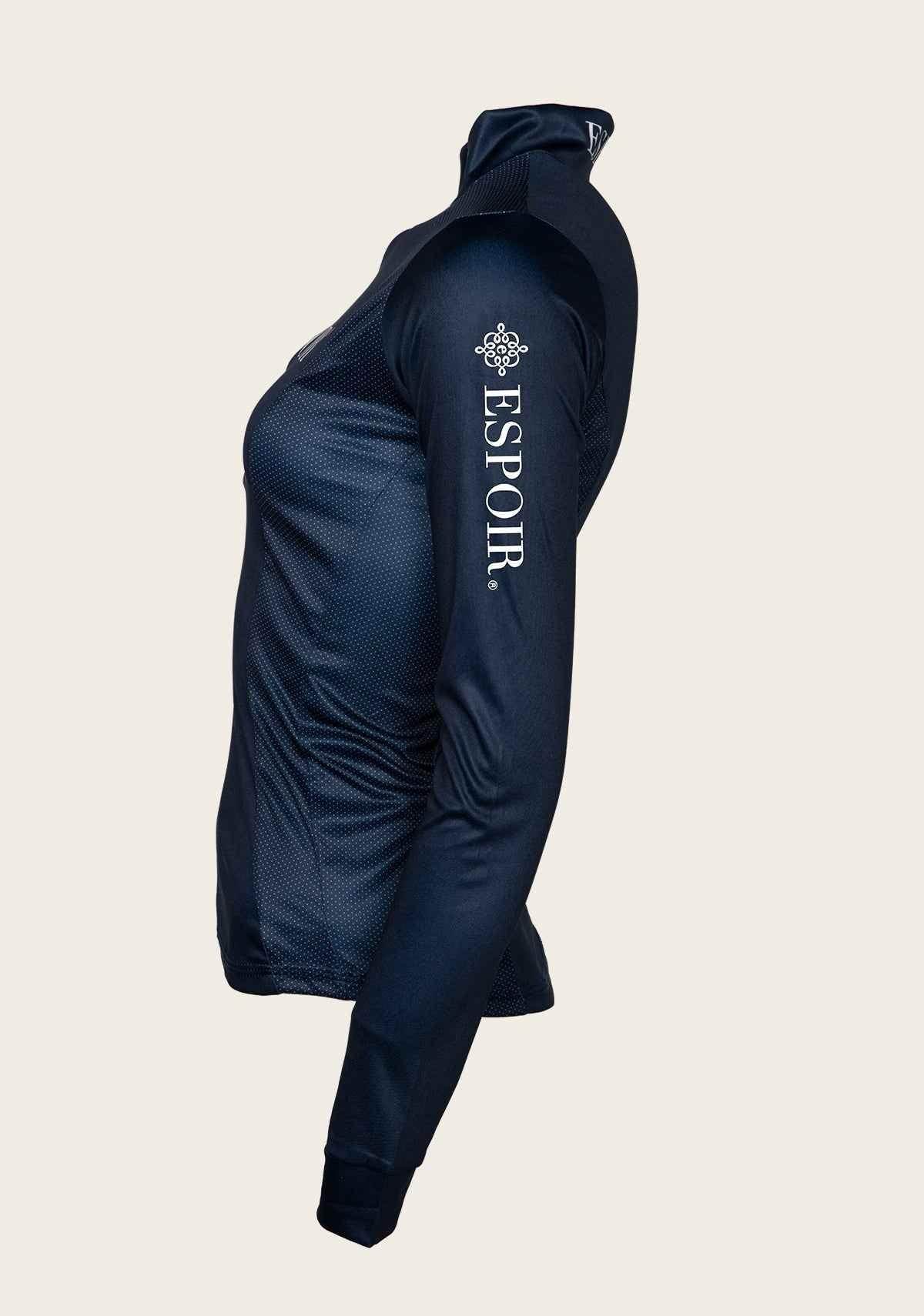 On Sale Espoir Lumiere Eternal Collection Navy Quarter Zip Sun Shirt - GiFTiFY