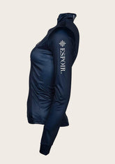 On Sale Espoir Lumiere Eternal Collection Navy Quarter Zip Sun Shirt - GiFTiFY