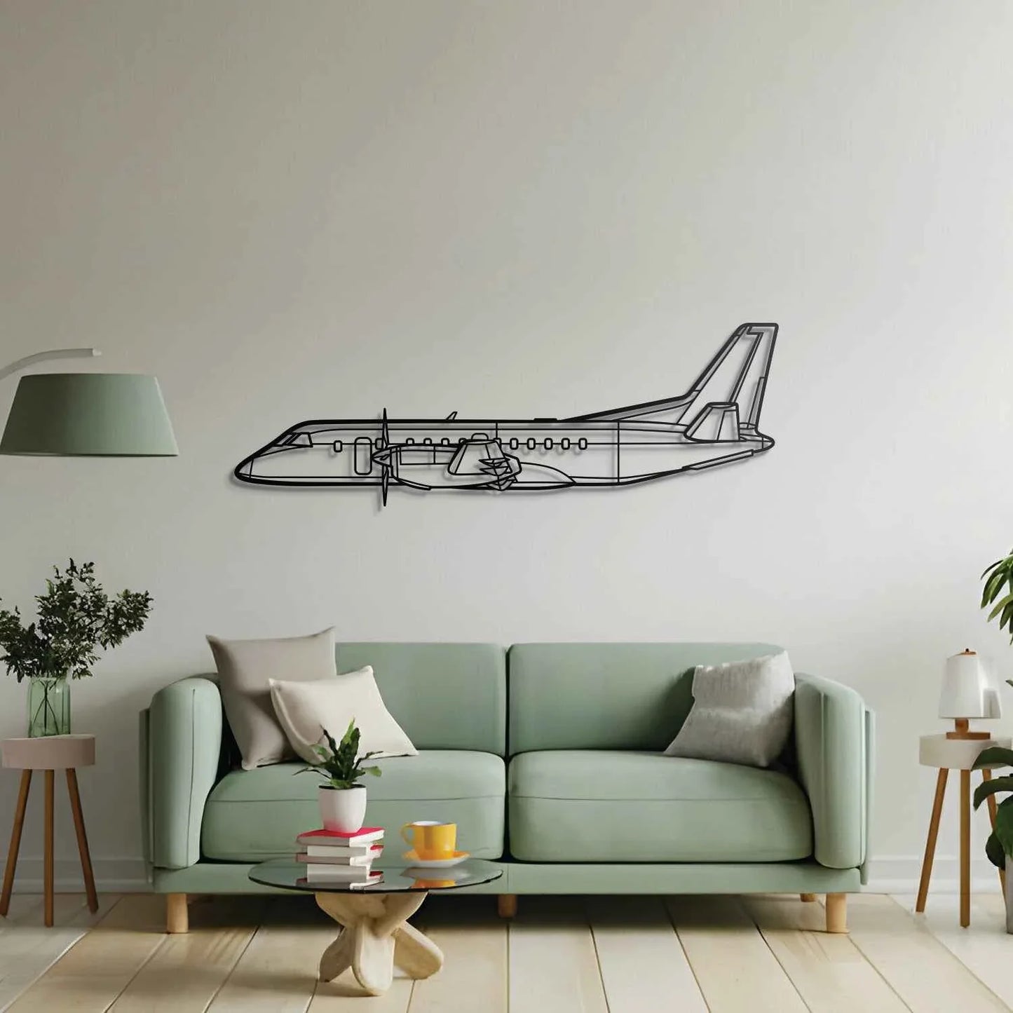 340B Plus Metal Aircraft Wall Art - NCP0305