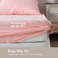 Kasentex All Season Deep Pocket Fitted Sheet Set with Pillowcases, Room Decor, Graduation Gifts