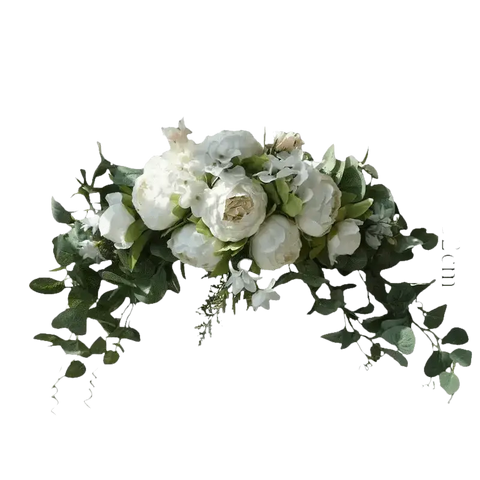 30 - inch Artificial Peony Eucalyptus Swag - GiFiFY