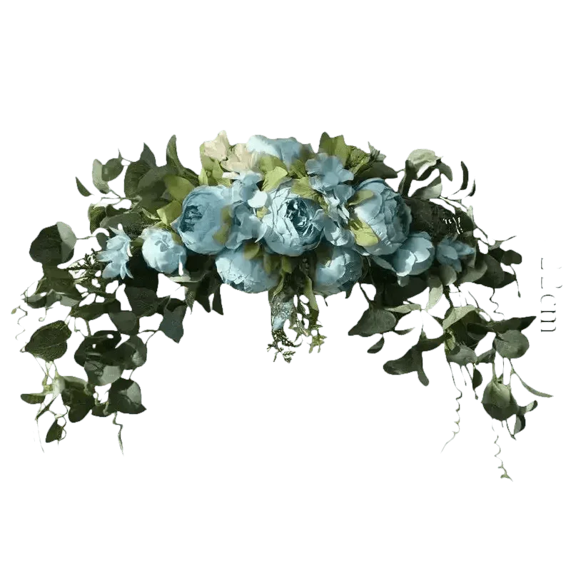 30-inch Artificial Peony Eucalyptus Swag Flowers by DIY Home Decoration Store