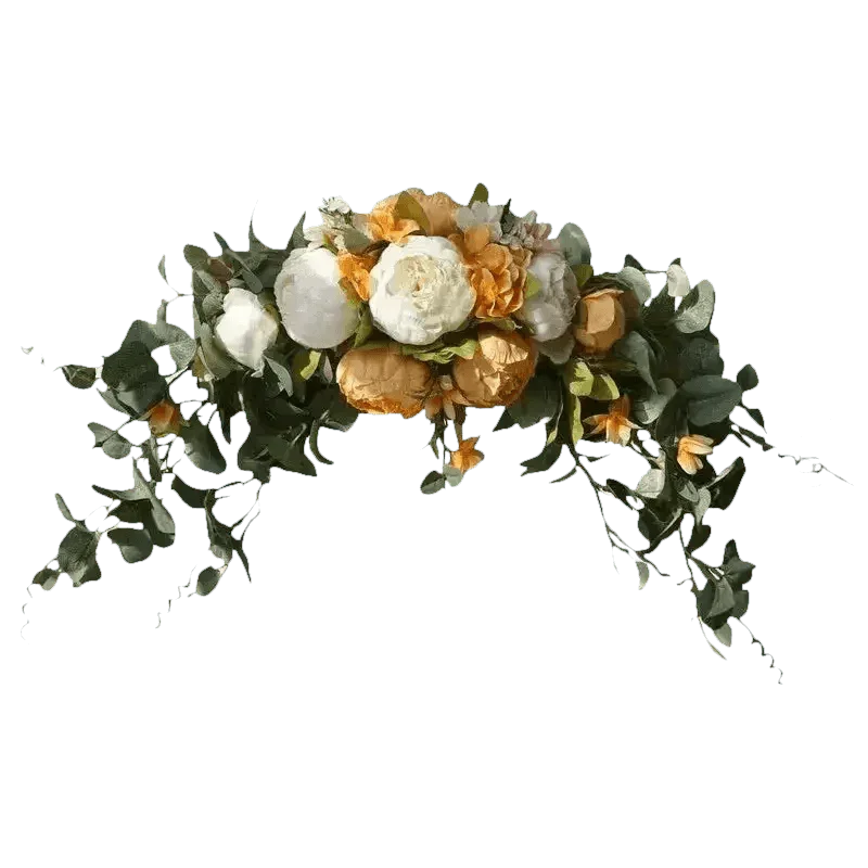 30-inch Artificial Peony Eucalyptus Swag - GiFTiFY