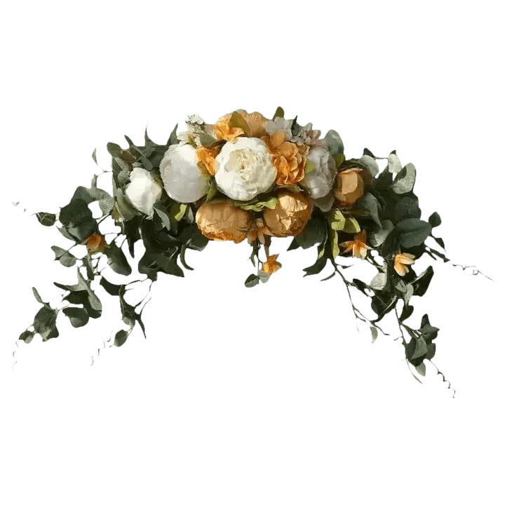 30-inch Artificial Peony Eucalyptus Swag - GiFTiFY