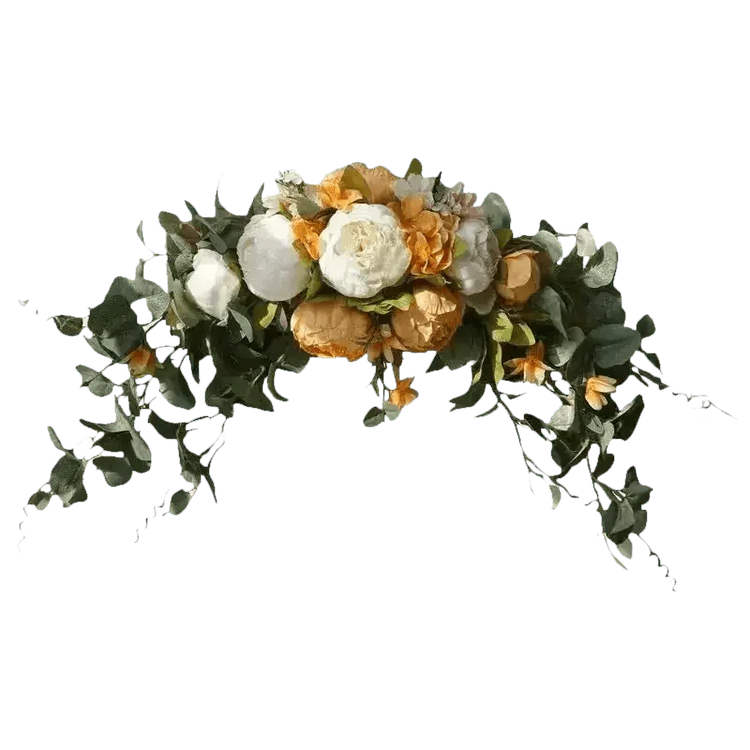 30-inch Artificial Peony Eucalyptus Swag - GiFTiFY