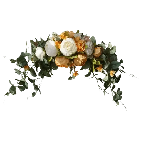 30 - inch Artificial Peony Eucalyptus Swag - GiFiFY
