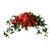 30-inch Artificial Peony Eucalyptus Swag - GiFTiFY