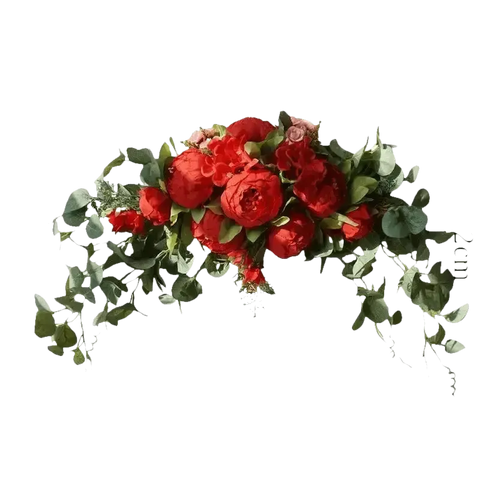 30 - inch Artificial Peony Eucalyptus Swag - GiFiFY