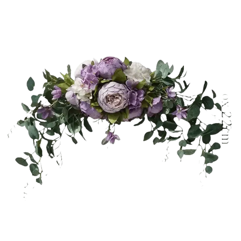 30 - inch Artificial Peony Eucalyptus Swag - GiFiFY