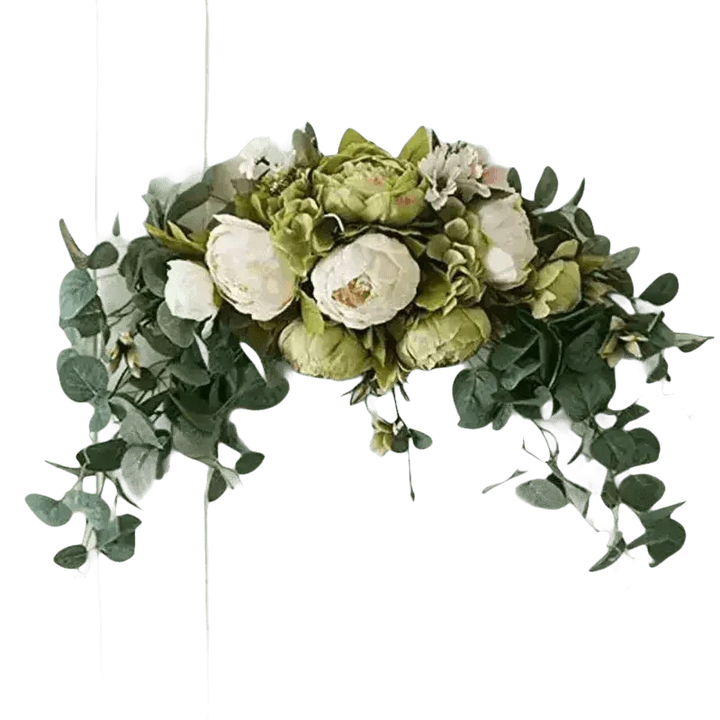 30-inch Artificial Peony Eucalyptus Swag - GiFTiFY