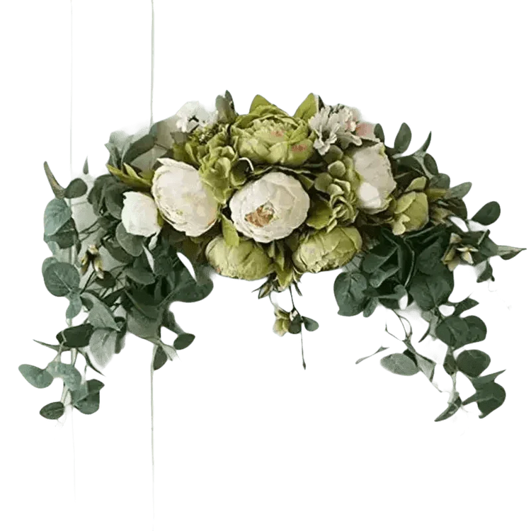 30-inch Artificial Peony Eucalyptus Swag - GiFTiFY