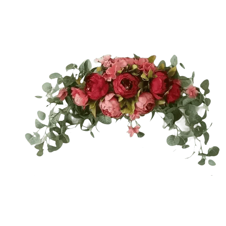 30-inch Artificial Peony Eucalyptus Swag - GiFTiFY