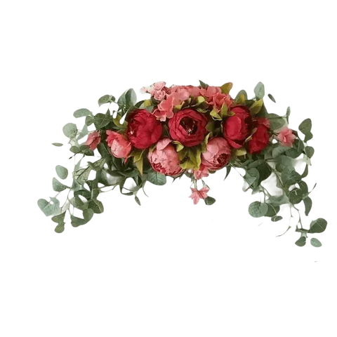 30 - inch Artificial Peony Eucalyptus Swag - GiFiFY