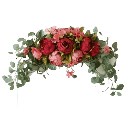 30-inch Artificial Peony Eucalyptus Swag - GiFTiFY