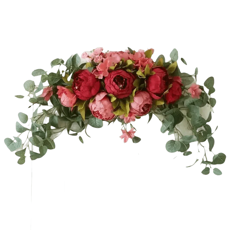 30-inch Artificial Peony Eucalyptus Swag - GiFTiFY