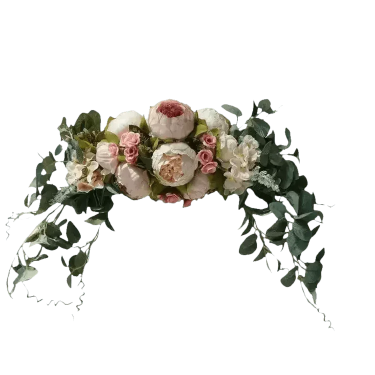 30-inch Artificial Peony Eucalyptus Swag - GiFTiFY