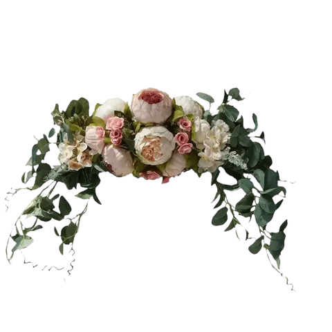 30 - inch Artificial Peony Eucalyptus Swag - GiFiFY