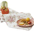 DaDa Bedding Hint of Mint Cottage Floral Roses Quilted Cotton Dining Table Runner (3036) Table Runners by DaDalogy Bedding Collection