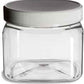 Clear PET Plastic Grip Dry/Liquid Food Storage Jars w/ Caps (Food Grade - BPA Free)