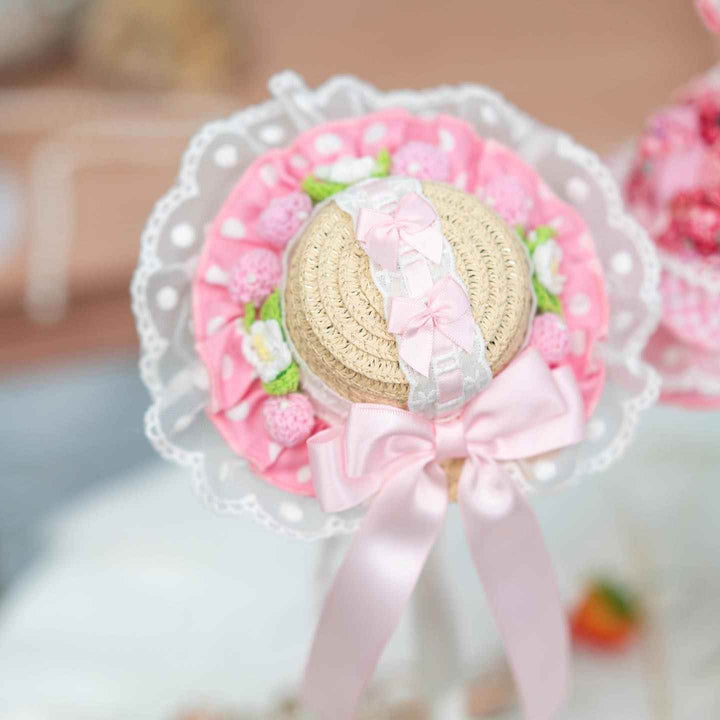 High quality handmade dog dresses strawberry princess - GiFTiFY