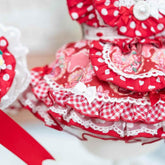 High quality handmade dog dresses strawberry princess - GiFTiFY