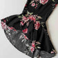 Plus Size Floral Flare Sleeve Dress - GiFTiFY