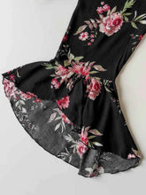 Plus Size Floral Flare Sleeve Dress - GiFTiFY