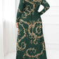 Plus Size Round Neck Maxi Dress with Pockets - GiFTiFY