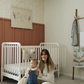 Haven Baby Crib Diaper Caddy Storage Organizer Nursery Room