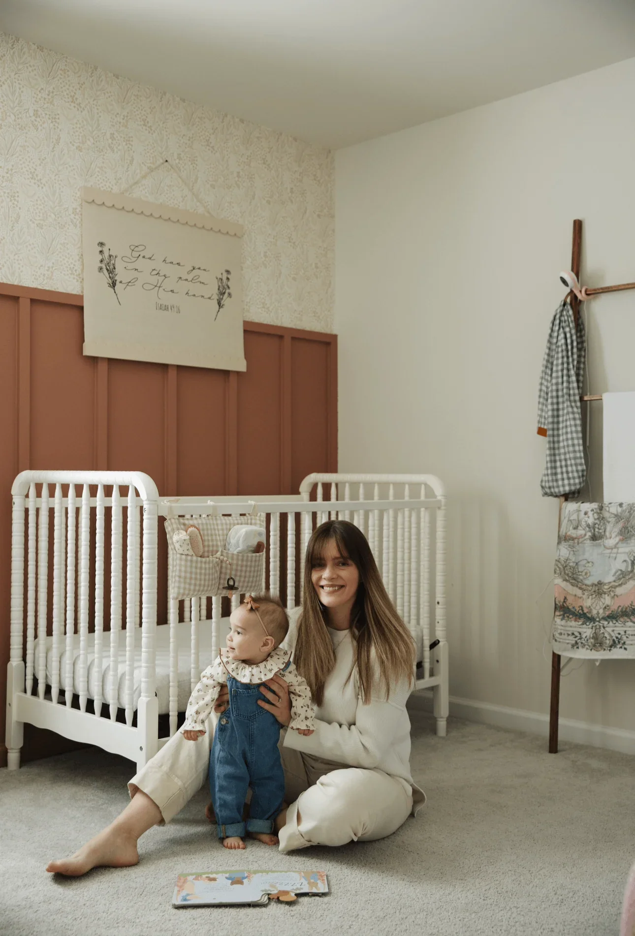 Haven Baby Crib Diaper Caddy Storage Organizer Nursery Room - GiFTiFY