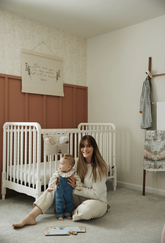 Haven Baby Crib Diaper Caddy Storage Organizer Nursery Room - GiFTiFY