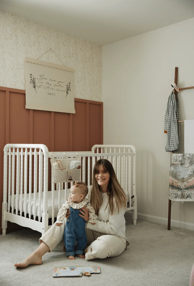 Haven Baby Crib Diaper Caddy Storage Organizer Nursery Room - GiFTiFY