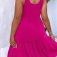 Plus Size Tiered Scoop Neck Tank Dress - GiFTiFY