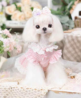 Luxury design dog Lacy Princess Puff Dress - GiFTiFY