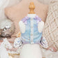 Luxury design Royal Frost Ruffle Dog Dress
