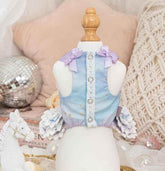 Luxury design Royal Frost Ruffle Dog Dress - GiFTiFY