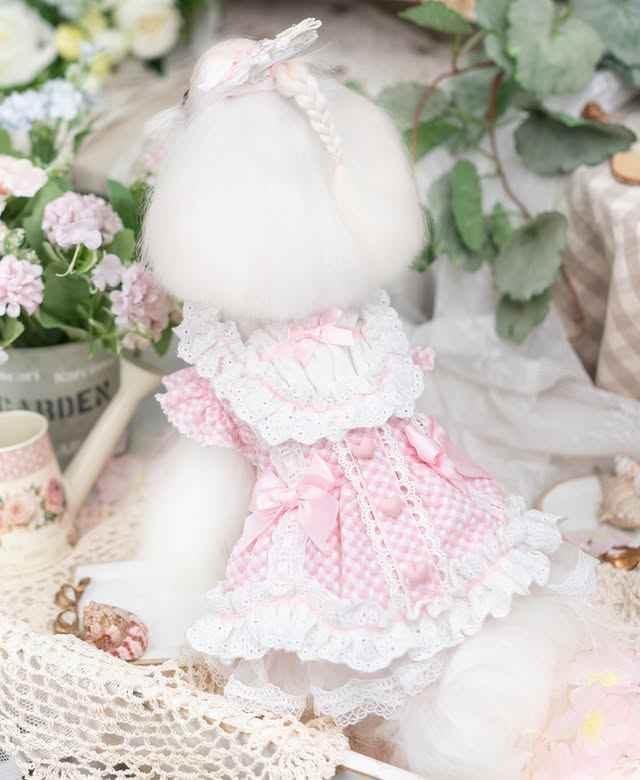 Luxury design dog Lacy Princess Puff Dress - GiFTiFY