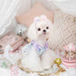 Luxury design Royal Frost Ruffle Dog Dress