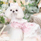 Luxury design dog Lacy Princess Puff Dress