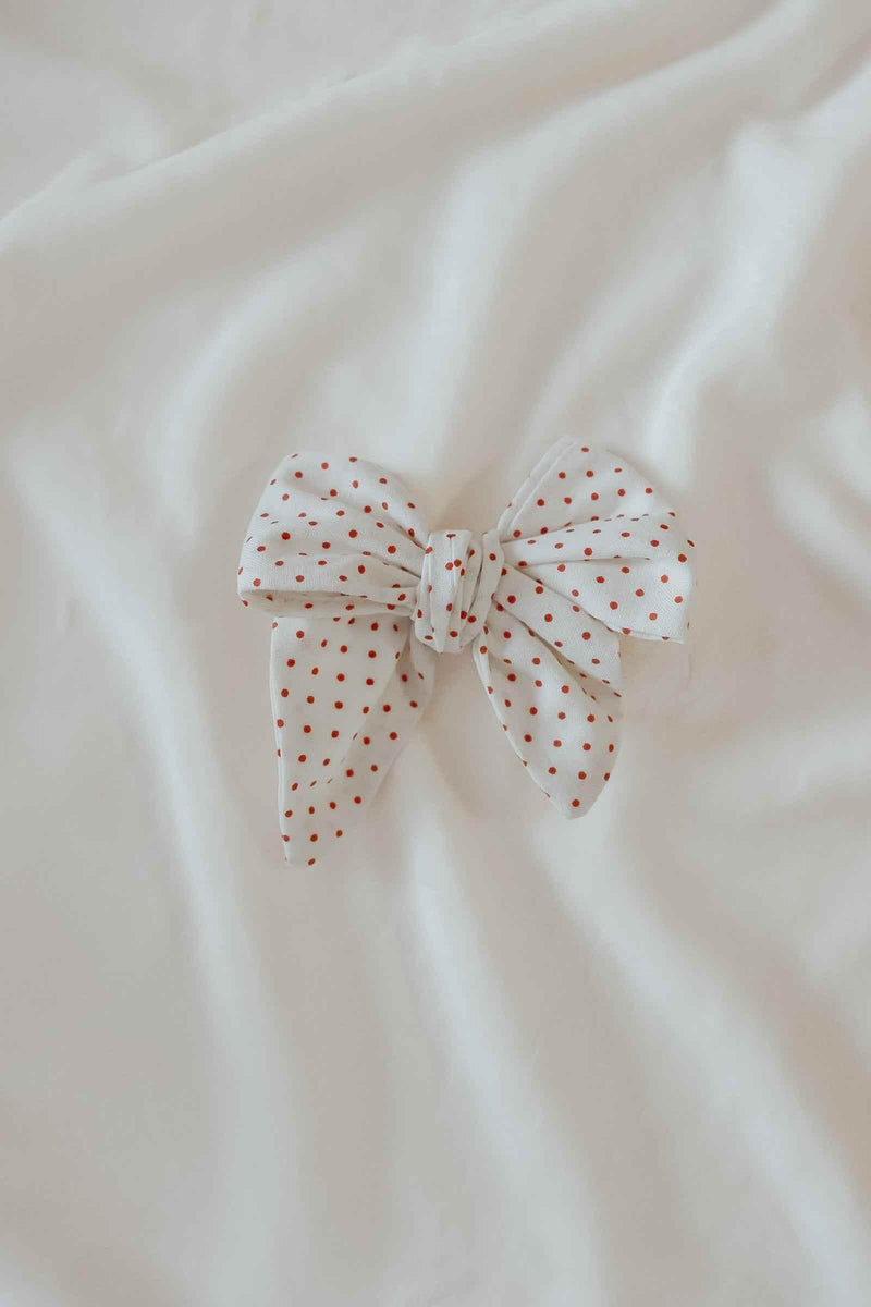 Ruby Bow Clips by Little Mae & Co