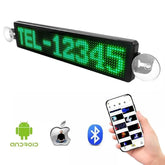 Advertising Messages Scrolling Car Sign Board USB 5V Bluetooth LED Display Screen Multi-languages - GiFTiFY