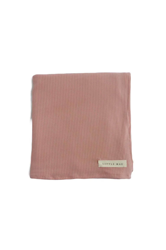 Peony Ribbed Stretch Swaddle - GiFTiFY