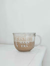 Mama Era Glass Latte Mug