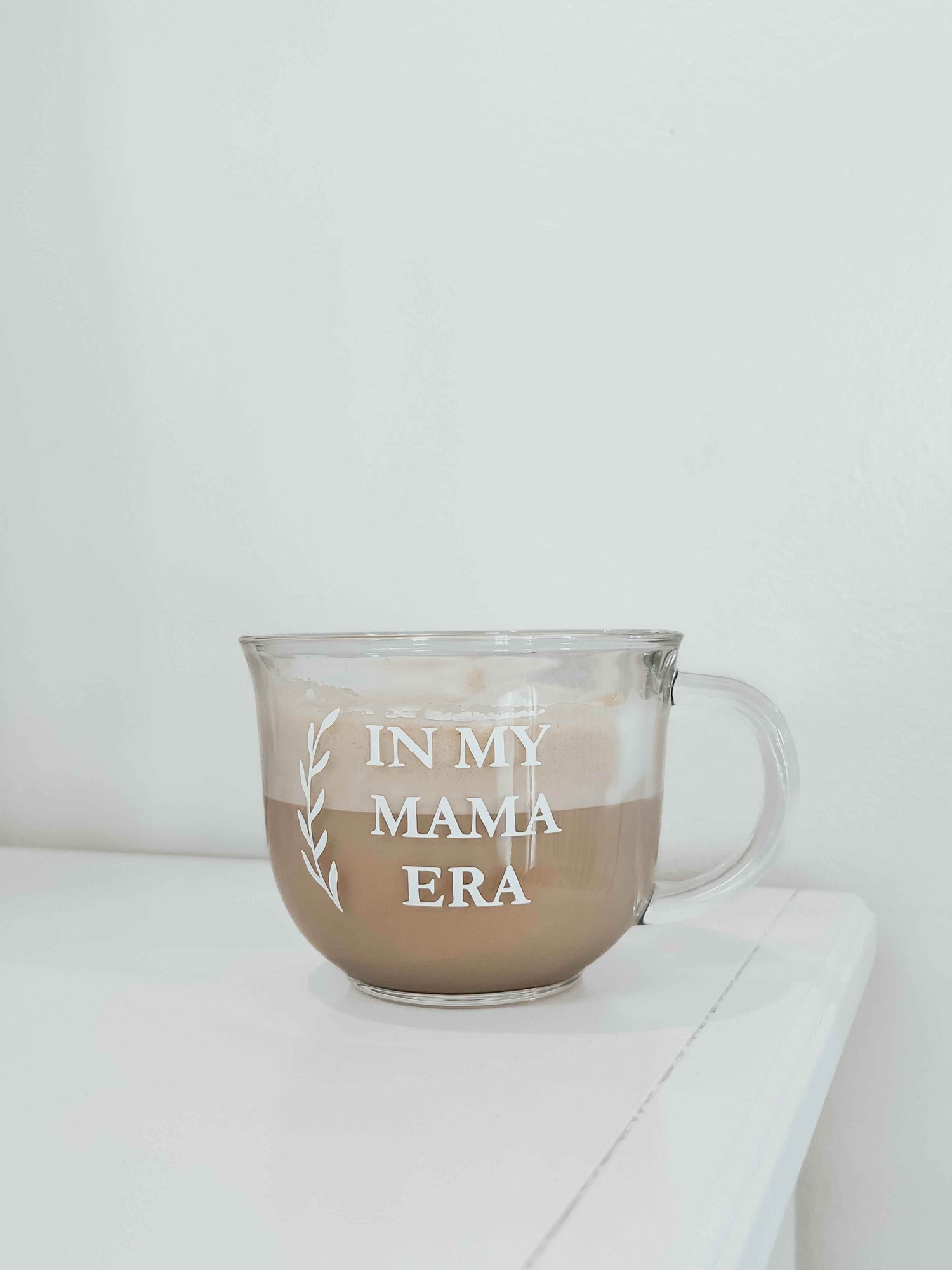 Mama Era Glass Latte Mug - GiFTiFY