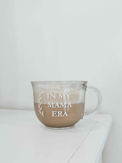 Mama Era Glass Latte Mug