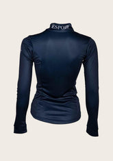 On Sale Espoir Lumiere Eternal Collection Navy Quarter Zip Sun Shirt - GiFTiFY