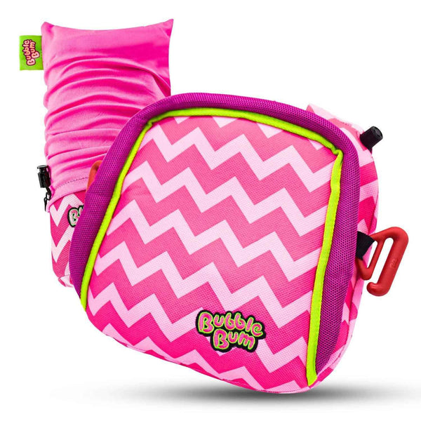 BubbleBum Inflatable Car Booster Seat - Travel Booster Seat - Pink Style ✔️ - GiFTiFY