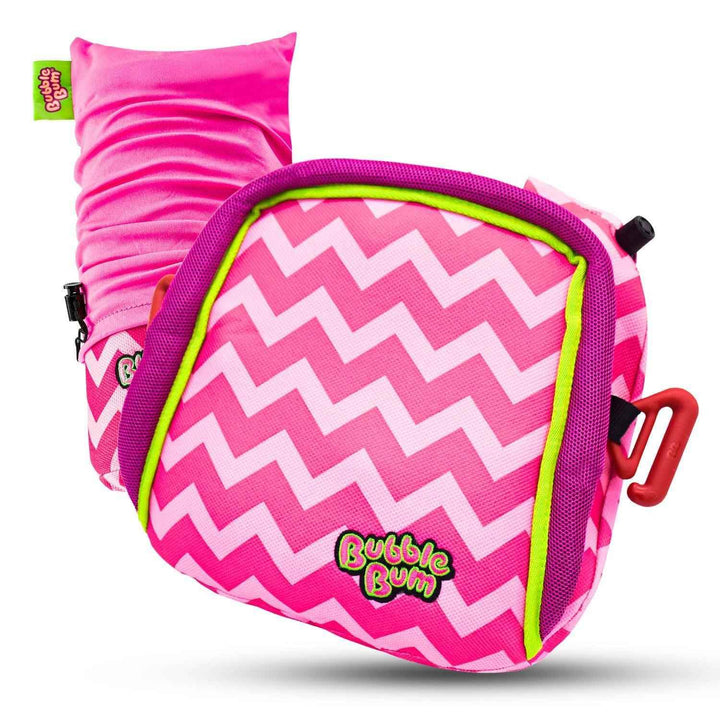 BubbleBum Inflatable Car Booster Seat - Travel Booster Seat - Pink Style ✔️ - GiFTiFY