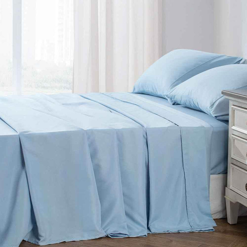 Kasentex Soft Sheet Bedding Set in Deep Pocket, Hypoallergenic and Breathable, Room Decor, Graduation Gifts Sheet Set by Kasentex