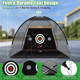 Golf Practice Net - Tent Style (10ft x 7ft) - GiFTiFY
